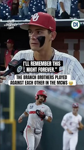 Oklahoma's Kyle Branch faced Georgia and his brother Kolby tonight in Omaha in the MCWS.