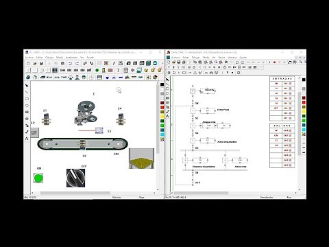 Ejemplo de diseño y simulación de proceso mediante Grafcet utilizando Cade Simu y Pc Simu