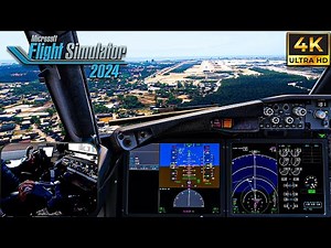 Flight Simulator 2024 | CHALLENGING LANDING ANTALYA | TOO HIGH ON APPROACH | iFly Boeing 737 MAX 4K