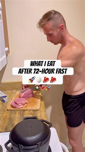 What I Eat After a 72-Hour Fast (Carnivore) 🥩 #carnivorediet