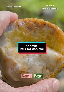 Biar besok berpetualang tahu apa bedanya 🧐 #rock #mineral #geology