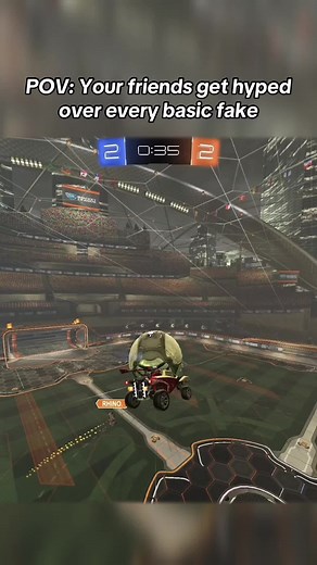 POV: Friends Hyped Over Basic Fake in Rocket League