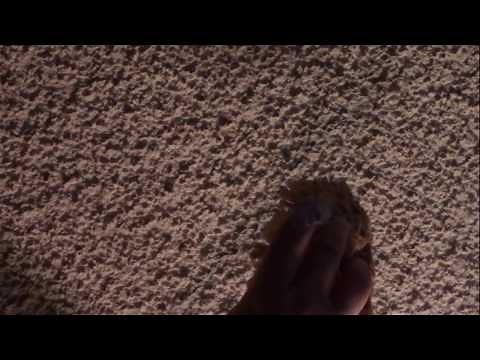 Cracked popcorn ceiling repair
