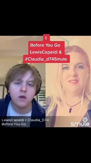 #Smule #part1 #lewiscapaldi #Claudia_d74Smule #beforeYouGo #cover #duet