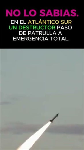 🚢Destructor en el 🌊atlántico sur.