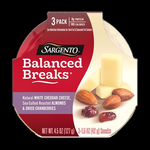 Balanced Breaks® White Cheddar, Almonds, Cranberries