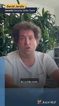 Joomla! Security Strike Team, David Jardin – #Joomla #OpenSource #Security