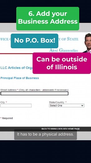 How to file Articles of Organization and Set Up your LLC in Illinois: Filling out the Form