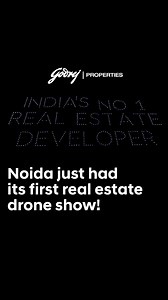 35K views · 3K reactions | Godrej Properties just pulled off something big—a real estate launch with a full drone show. The Brook Collective launch at Godrej Riverine was nothing short of spectacular. #GodrejRiverine #WhereLifeFlows | Brut India | Facebook
