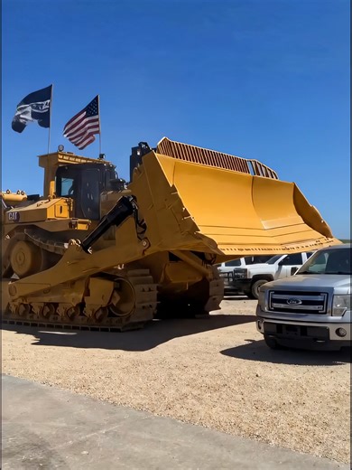 Bulldozer in Action: Crushing a Vehicle