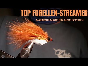 🎣 Perfekter Marabou Streamer für Forellen – Einfach binden & fängig fischen! 🐟