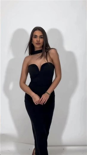the perfect 🥀 our Living Split Maxi Dress 🖤 #fashion #model #beauty #style #outfit #shorts