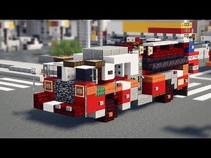 Minecraft NYC FDNY Fire Engine Truck Tutorial