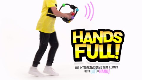 Hands Full! - an Interactive Family Game of Twisted Challenges and Tangled Fun - Grab, Tap and Twist but Don't Let Go or You Lose! - 3 Games in 1, for ages 8 YEARS & UP