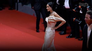 Demi Moore Wows in Show-Stopping 3D Corset Gown and Piles of Diamonds at 'The Substance' Cannes Premiere