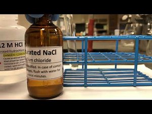 Part 1: Saturated Sodium Chloride Solution