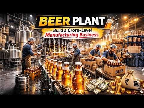 How to Start Beer Manufacturing Plant in India | Brewery Business Opportunity