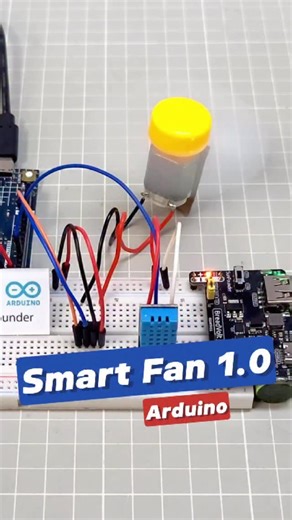 SunFounder Maker Education on Instagram: "Automatic Fan Control Using Arduino & Temperature Sensor#Arduino #DHT11 #SmartHomeAutomation #TemperatureControl #STEMProjects"