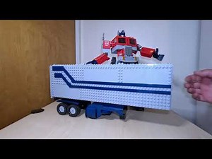 How to make Optimus Prime's Trailer for LEGO set 10302