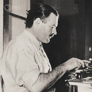 Fact or fiction? Ernest Hemingway once hit a critic with a book after being given a bad review. You know the myth of Hemingway. Discover the man during #HemingwayPBS, a film by Ken Burns and Lynn Novick. Premieres Mon, April 5 at 8/7c. | PBS