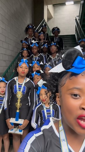 Bulldog Blitz Cheerleading on Instagram: "The Bulldogs received a BID to Nationals! Disney, here we come🐾💙🏰 #UCAregionals#UCAnationals#ucacheerleading"