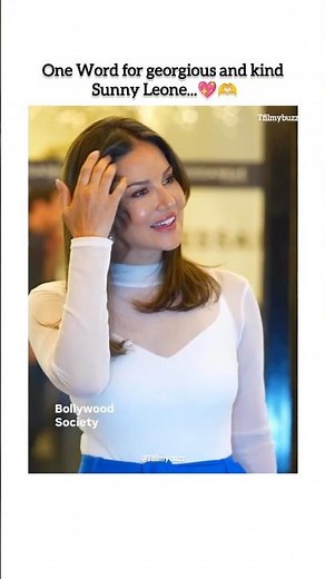 she is really georgious with kind 🫶💖 #bollywood #sunnyleone #actress #shorts #yt #viral #family