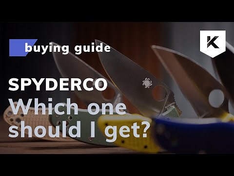 Buying Guide Spyderco knives: which Spyderco knife to get?