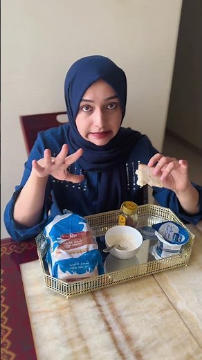 Tried the viral Almarai fresh cream + Honey Combo!🍞🍯@almarai