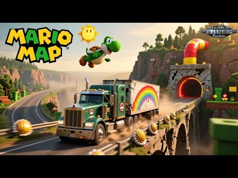 Descarga Mario Map Para American Truck Simulator ATS 1.56