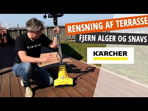 Kärcher PLC 4 terrasserenser - Sådan fjerne du nemt alger og snavs fliser og terrasser