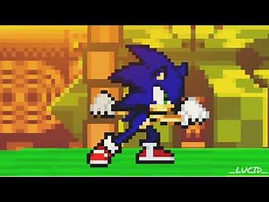 Sonic vs Shadow (sprite animation)