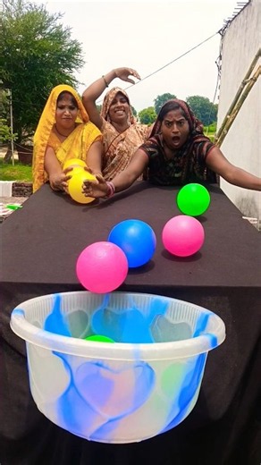 amazing big ball roll family challenge ✅ #shorts #game #challenge