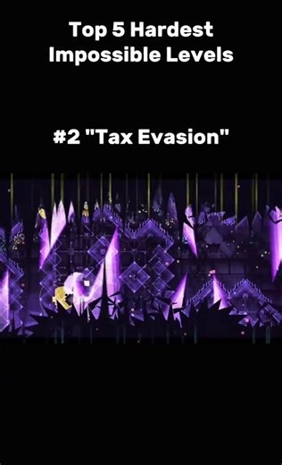 Top 5 Hardest Impossible Levels in Geometry Dash #geometrydash