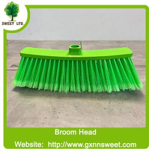 [Hot Item] New Design Plastic Big Broom with Soft Bristle for Home Broom Head