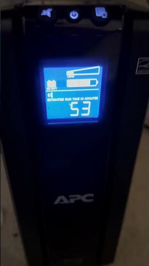 APC BackUPS 1500 Bad Battery? Flashing Battery Icon