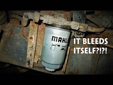 Td5 fuel filter bleeding procedure - how do you know it's working?
