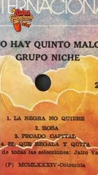 La Obra Maestra del Grupo Niche: El Disco que Revolucionó la Salsa