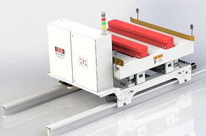 Anti rollover Rail Guided Vehicle (RGV) 3D design model - JUJUMI