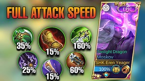 353K views · 6.3K reactions | NEW META!! MOSKOV ATTACK SPEED ABUSE (ATK SPEED HACK) MOSKOV BEST BUILD 2023 | MOBILE LEGENDS | ML Hunger | Facebook