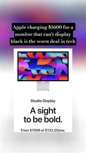 Apple had one job with upgrading the Studio Display, instead we got an upgraded webcam ?