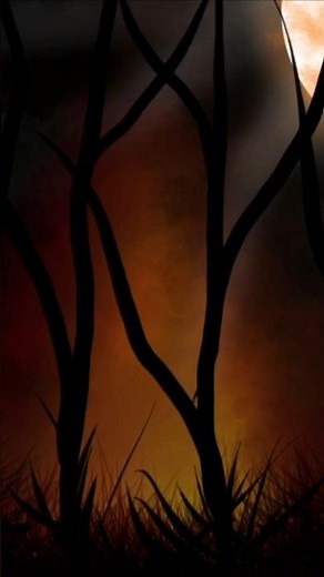 🔥 Forest Fire Drawing | How To Draw | Digital Art | Draw Spark #shorts