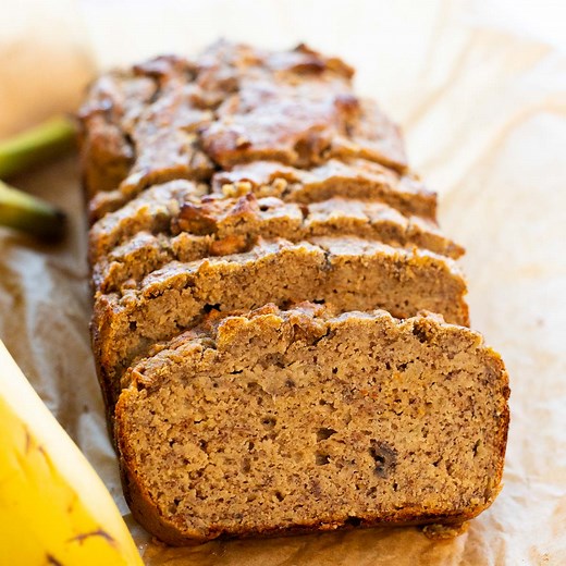 Coconut Flour Banana Bread - iFoodReal.com