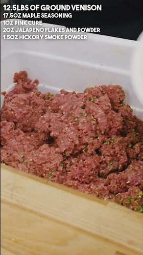 DIY Sweet, Smoky, Spicy Venison Sticks! #shorts