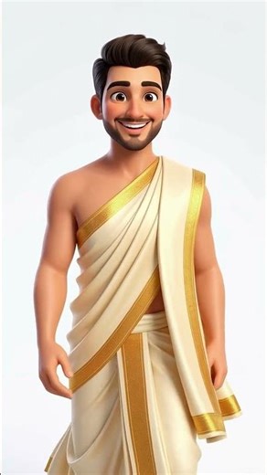 Dhoti पहनना मुश्किल? 😅 Ready Made Dhoti पहनें 10 सेकंड में 🔥 #traditionalwear #dhotistyle #wedding