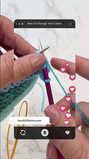How To Change Yarn Colors