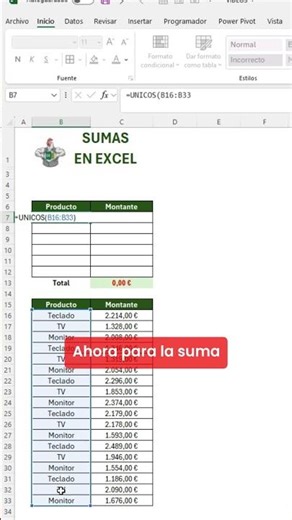 HOW TO SUM DATA BY GROUPS IN EXCEL