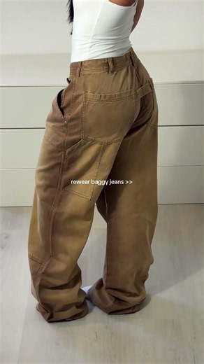 rewear pull&bear baggy jeans - now available ✨ #outfitideas #ootd #baggyjeans #fashiontrends #jeans