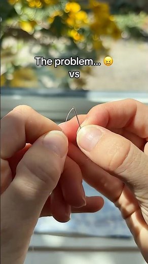 Hours of stitching vs. seconds of gluing 👀