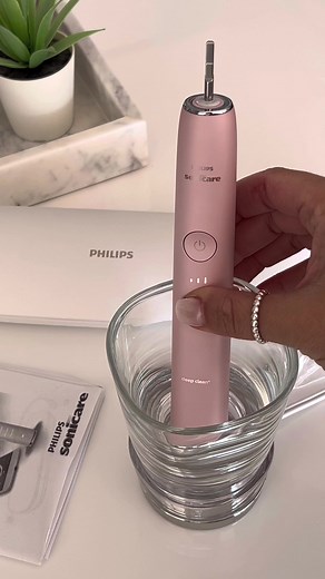 Cute Pink Philips Sonicare Electric Toothbrush Unboxing and Review