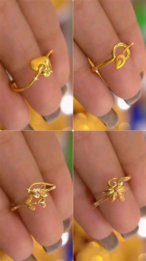 Gold finger ring designs for women daily use 😊#shorts #viralshorts #goldring #ringdesign #jewellery
